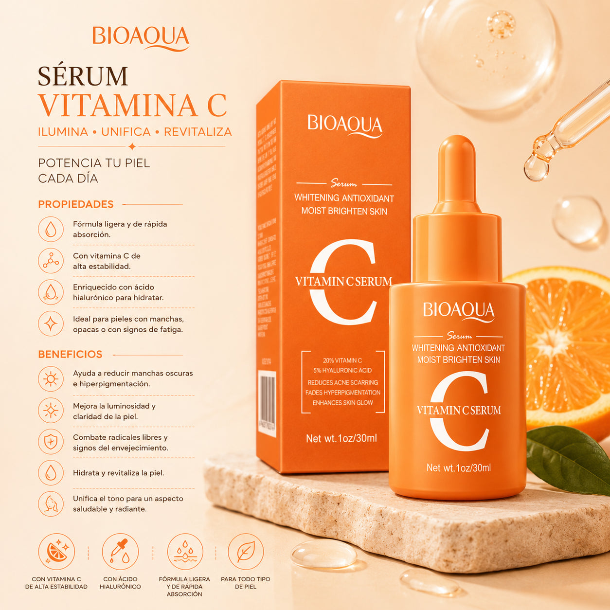 Set BioAqua - Vitamina C